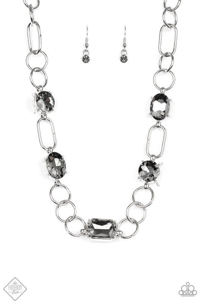 Urban District Silver Necklace Paparazzi