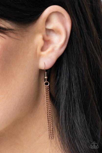 Moonlight Sailing Copper Necklace Paparazzi