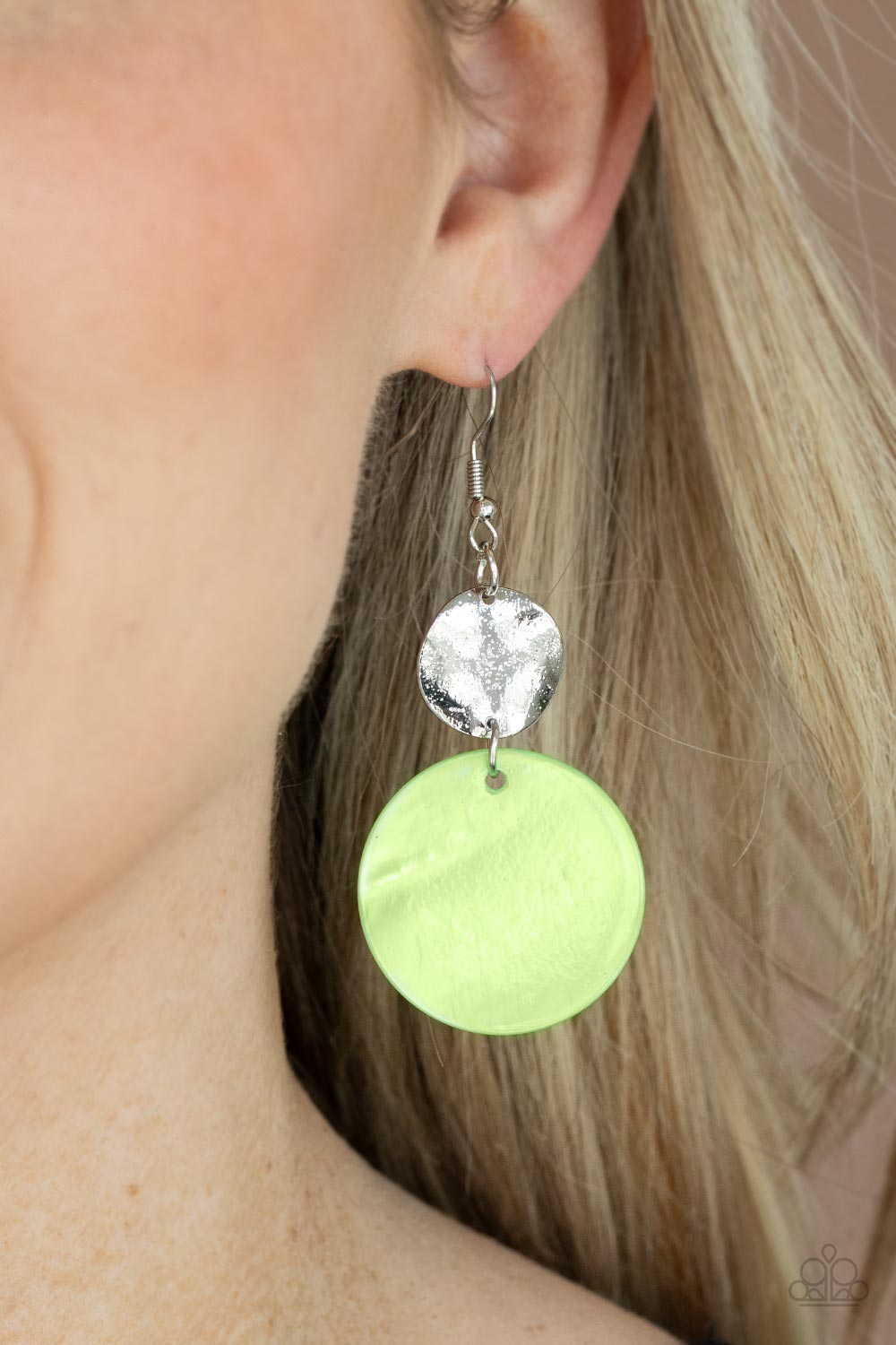 Opulently Oasis Green Earrings Paparazzi