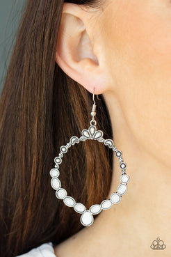 Thai Treasures White Earrings Paparazzi