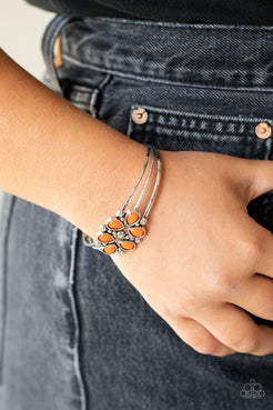 Taj Mahal Meadow Orange Bracelet Paparazzi