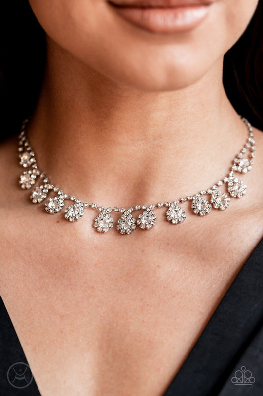 Princess Prominence White Choker Necklace
