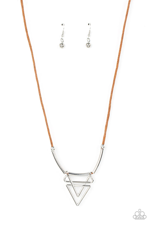 Tulum Totem Brown Necklace Paparazzi