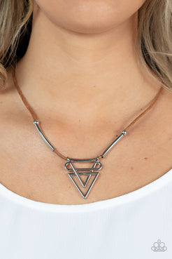 Tulum Totem Brown Necklace Paparazzi