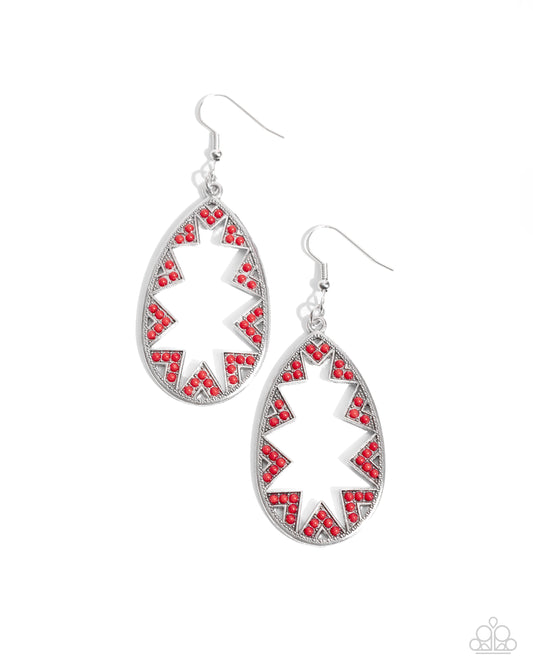 Wildly Wonderous Red Earrings