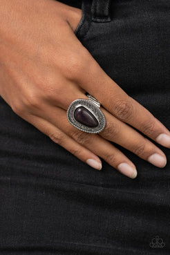 Downtown Desertscape Black Ring Paparazzi