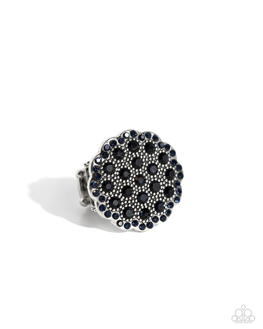 Blingy Bouquet Blue Ring