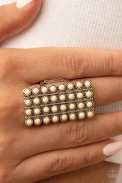 Pack Your SADDLEBAGS White Ring