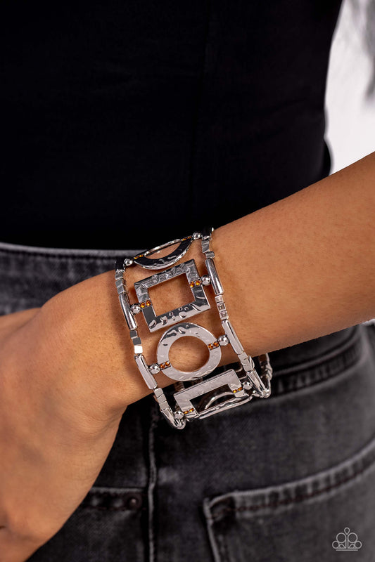 Framed and Fabulous Brown Bracelet