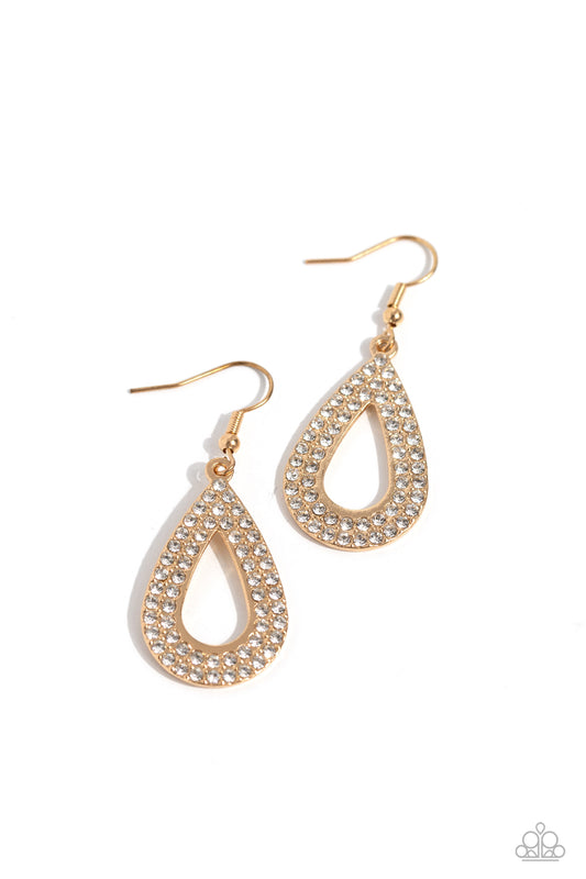 I am the Party Gold Earrings