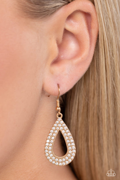 I am the Party Gold Earrings