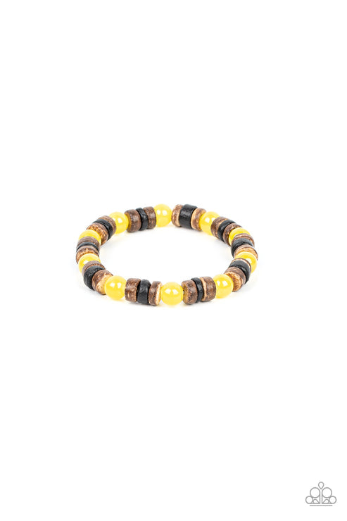 Durango Drifter Yellow Bracelet Paparazzi