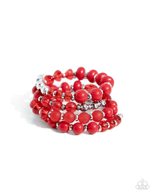 Colorful Charade Red Bracelet