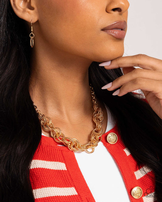 Urban Acoustics Gold Necklace
