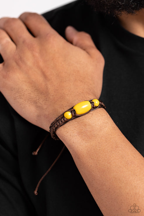 SOJOURN On Yellow  Bracelet Paparazzi