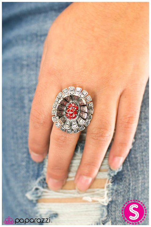 Shes A Fighter Red Ring Paparazzi