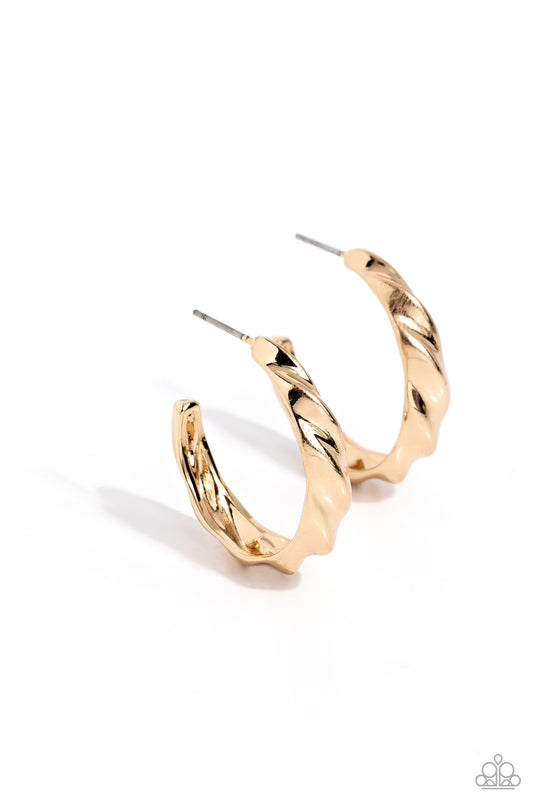 HOOP it Up Gold Hoop Earrings Paparazzi