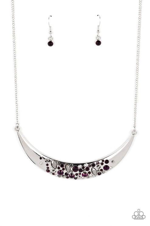 Bejeweled Baroness Purple Necklace Paparazzi