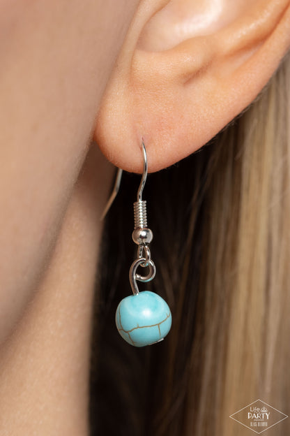 Free-Spirited Flutter Blue Necklace