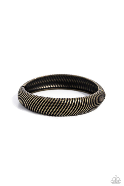 Jailhouse Jive Brass Bracelet