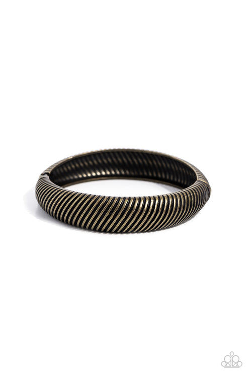 Jailhouse Jive Brass Bracelet