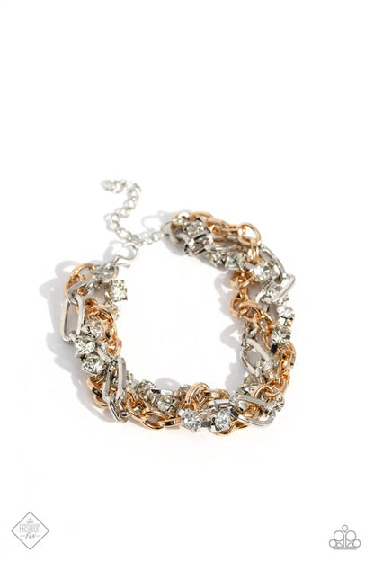 Two-Tone Taste Multi  Bracelet Paparazzi