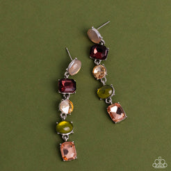 Sophisticated Stack Multi Post Earrings Paparazzi