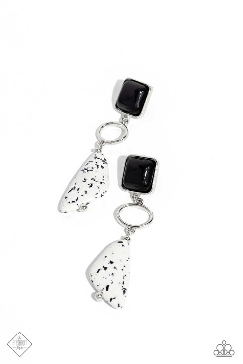 High-End Hallmark Black Post Earrings