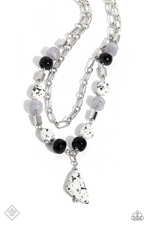 High-End Habitat Black Necklace Paparazzi