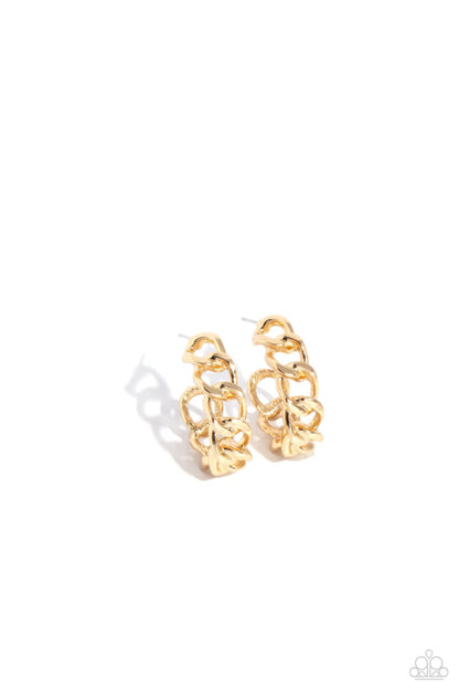 Casual Confidence Gold Hoop Earrings