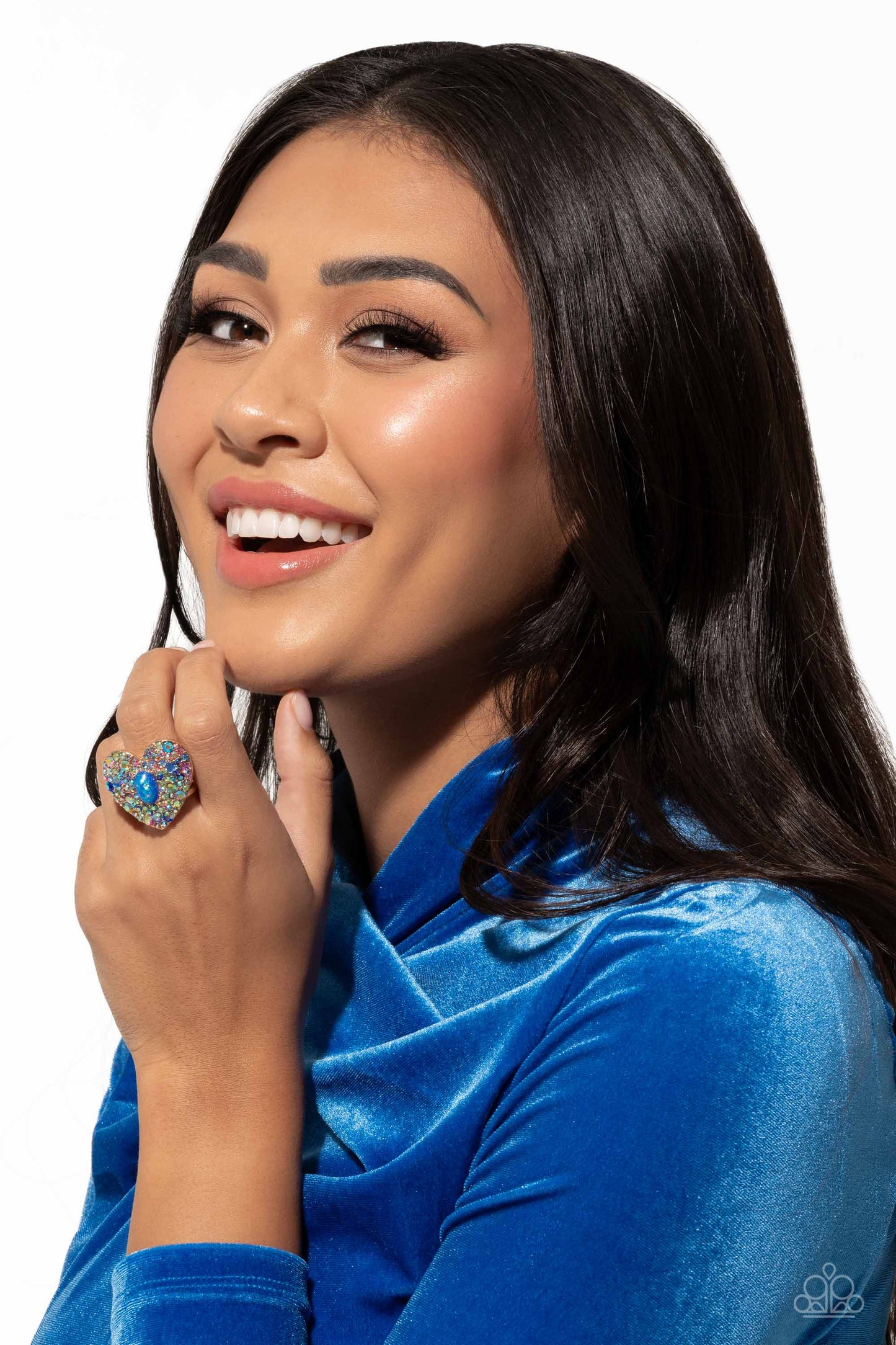 Bejeweled Beau Blue Ring