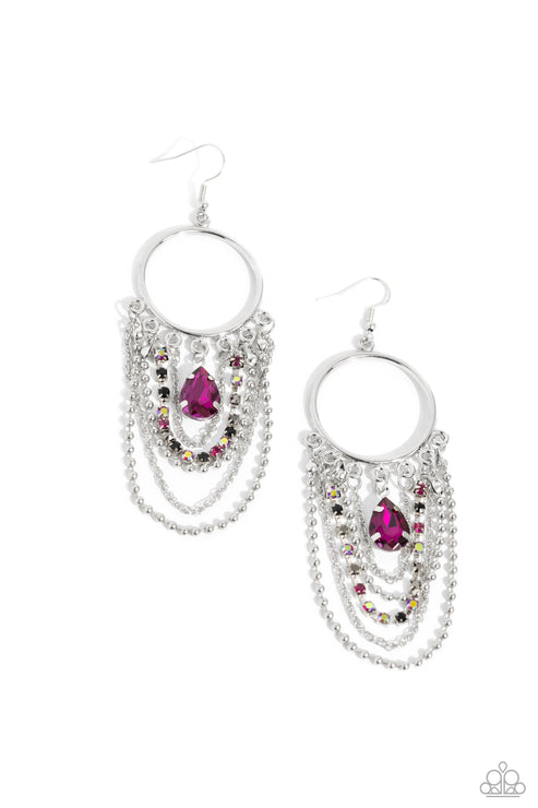 Cascading Clash Multi Earrings Paparazzi