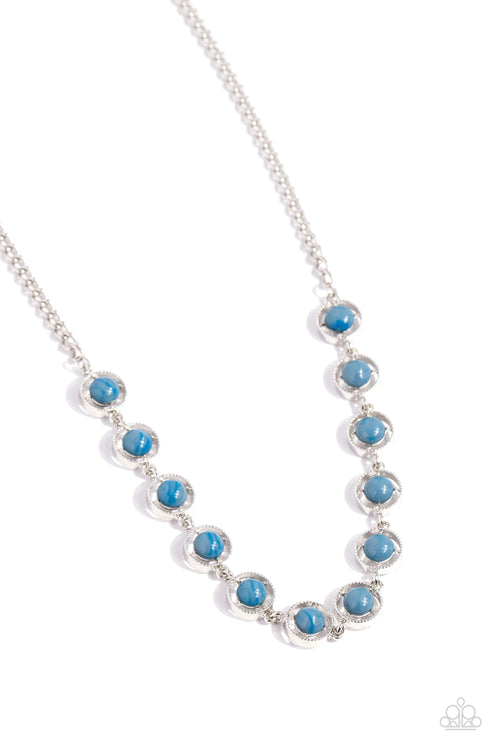 Going Global Blue Necklace
