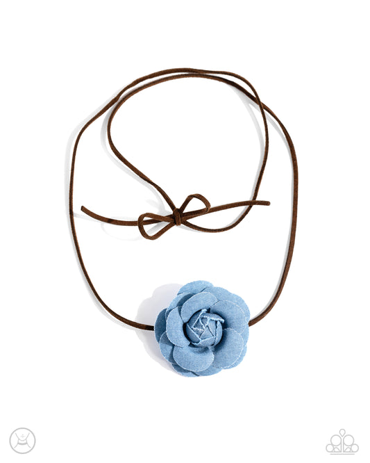 Floral Folktale Brown Necklace Paparazzi