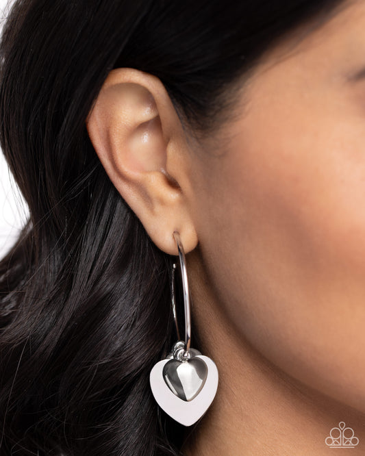 Casually Crushing Silver Earrings