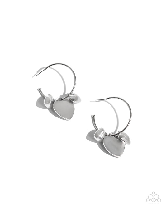 Casually Crushing Silver Earrings