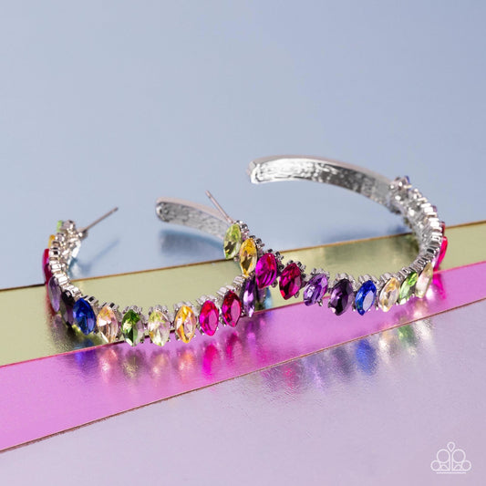 Rainbow Range Multi Hoop Earrings