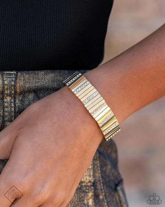 Linear Legend Gold Bracelet