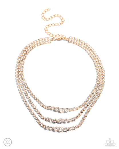Dynamite Debut Gold Necklace