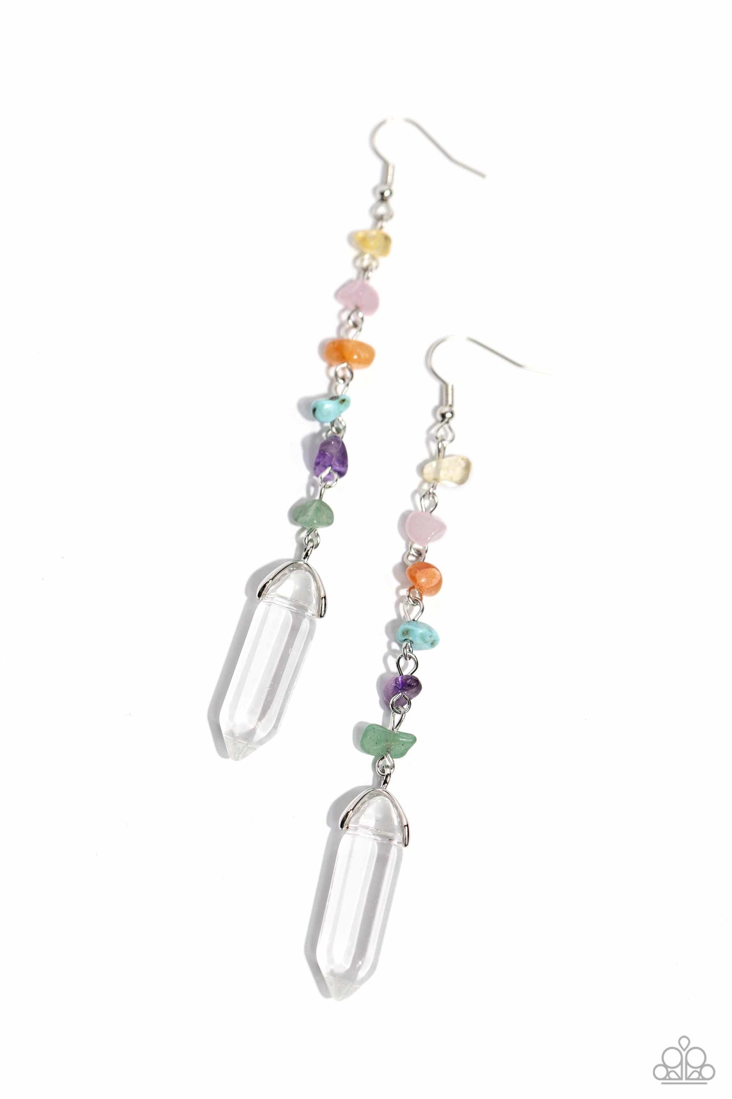 Quartz Qualification Multi Earrings Paparazzi