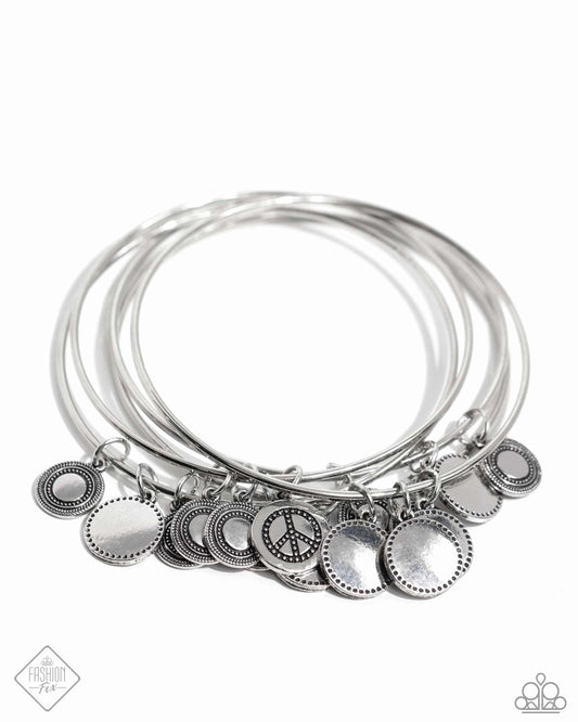 My Interest is Piqued Silver Bracelet