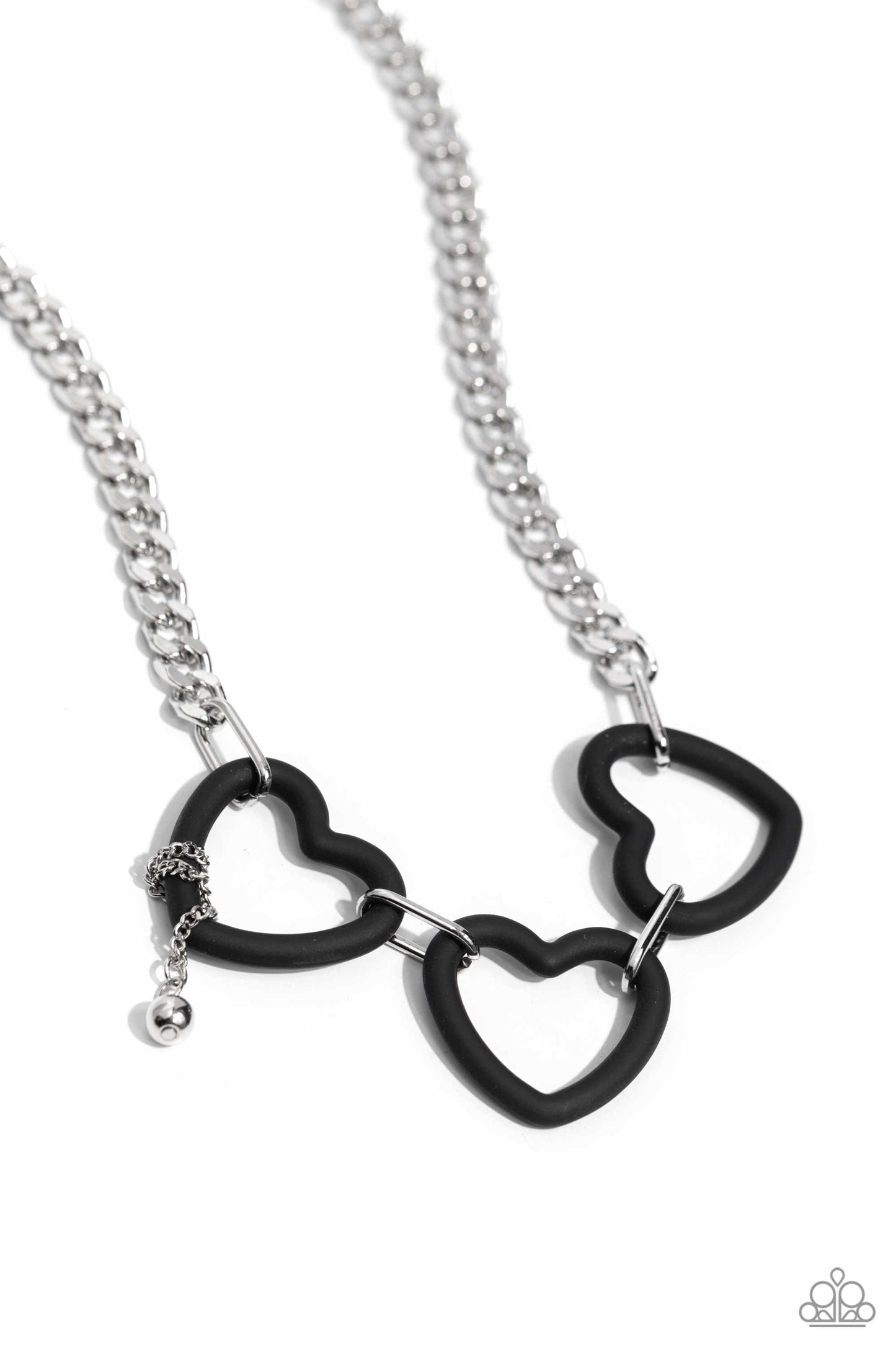 Heart Homage Black Necklace