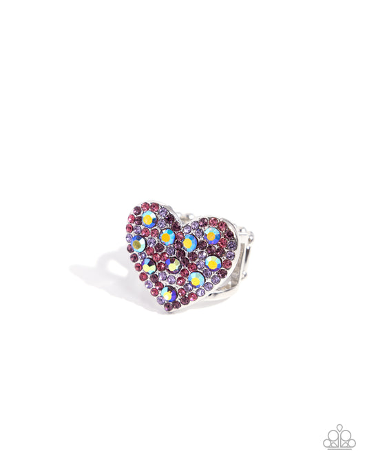 Extra Embellishment Purple Ring