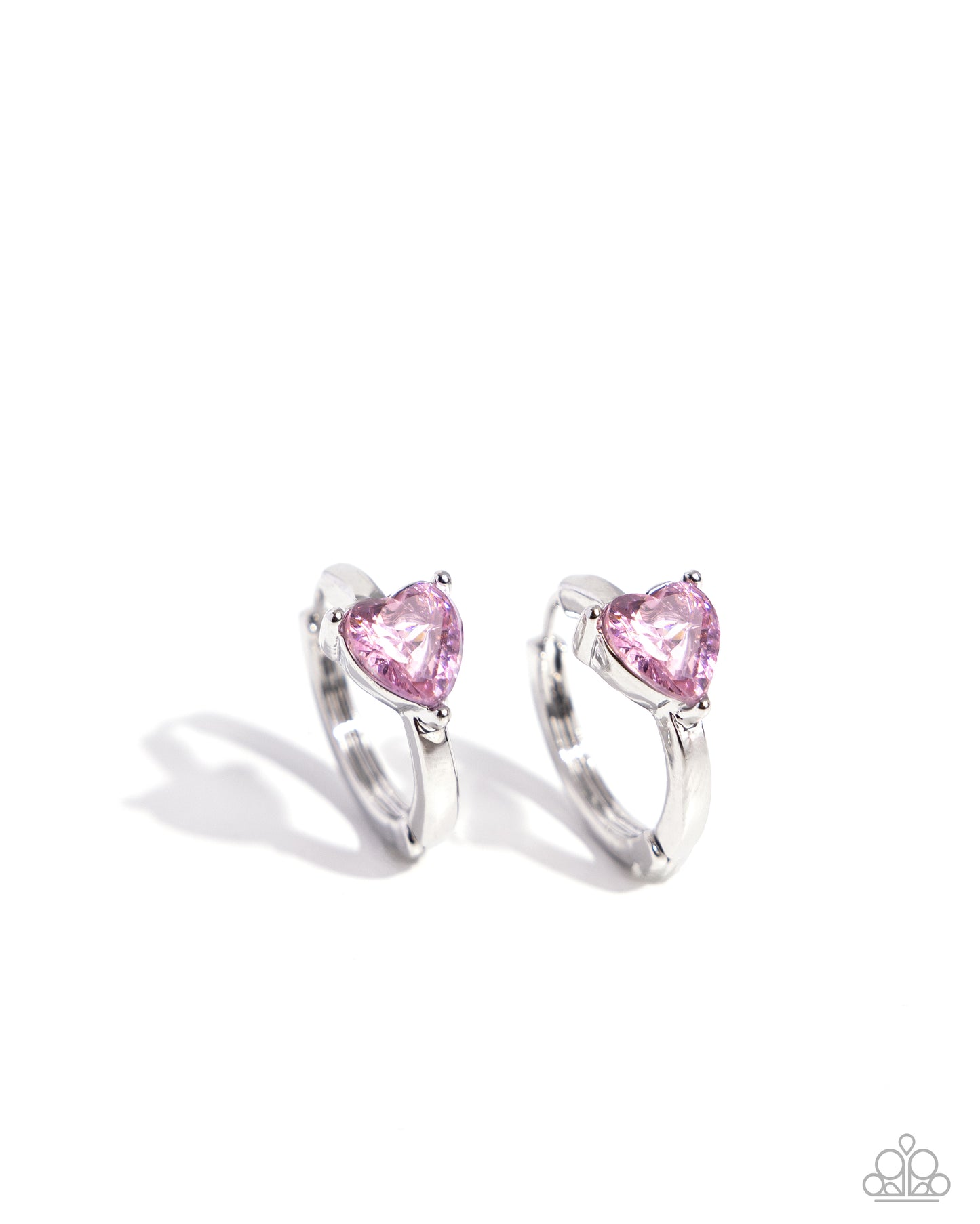 High Nobility Pink Hoop Earrings