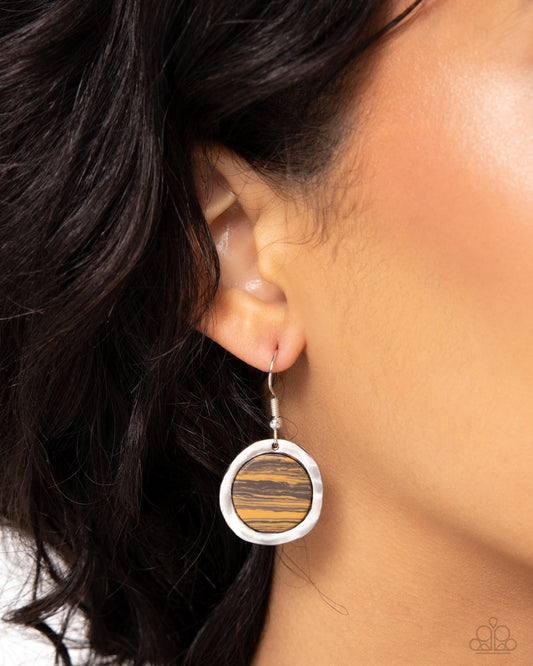 Pendant Paradox Brown Earrings