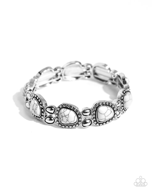 Harmonious Headliner White Bracelet