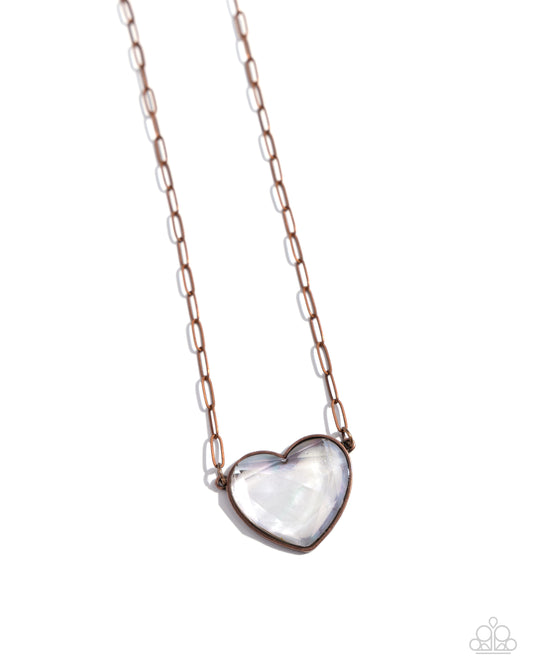 Seize the Sentiment Copper Necklace