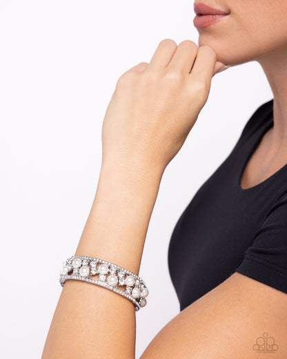 Opera Singer White Bracelet