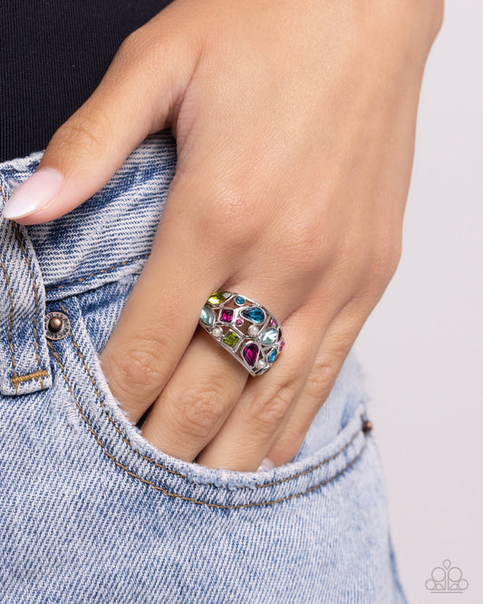 Abstract Accuracy Pink Ring