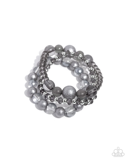 Shattered Stack Silver Bracelet Paparazzi